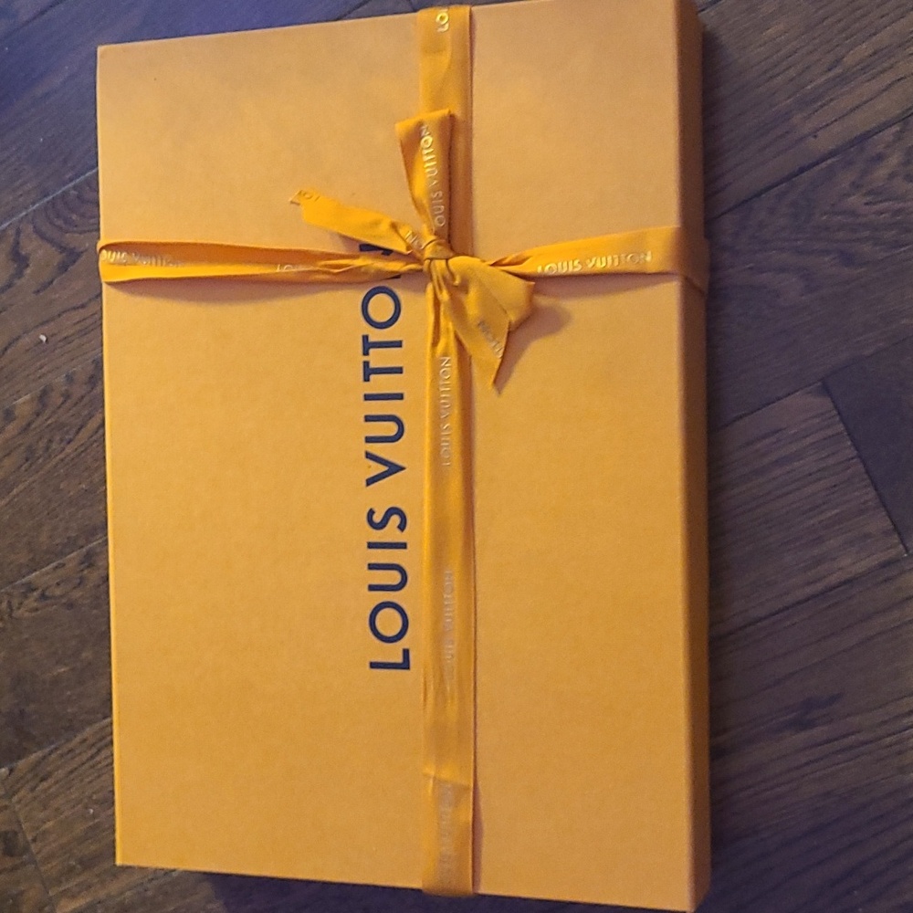 Louis Vuitton empty box with ribbon